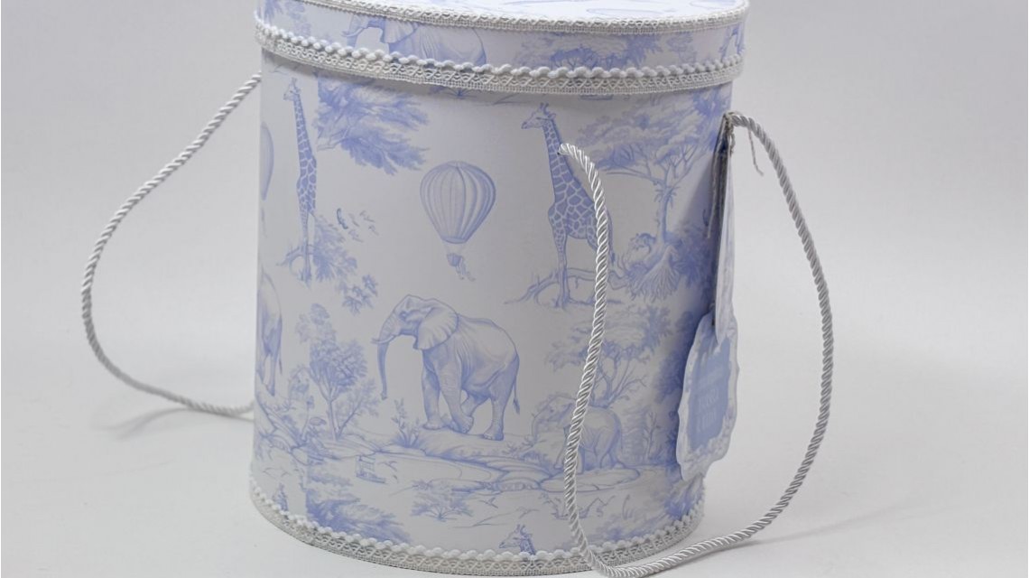 Trusou de botez Jungle Baby Toile de Jouy 21